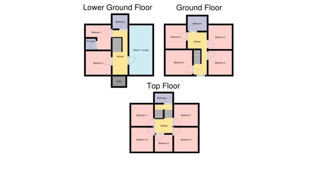 Floorplans For Houndiscombe Road, Plymouth