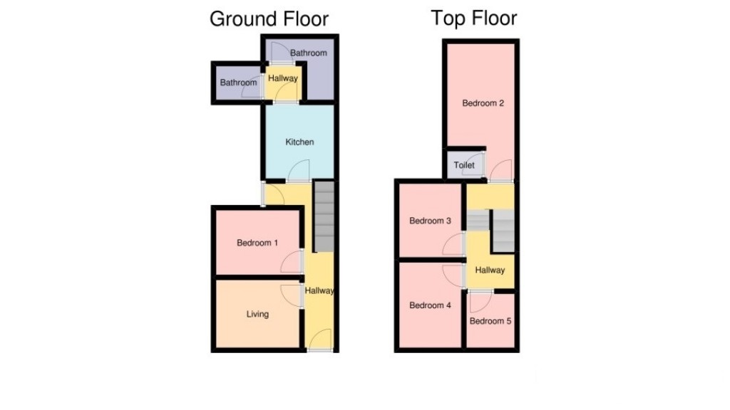 Floorplans For Hill Park Crescent, Plymouth