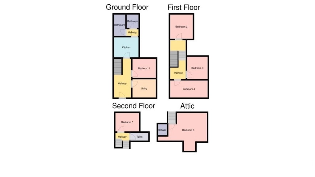 Floorplans For Abingdon Road, Plymouth