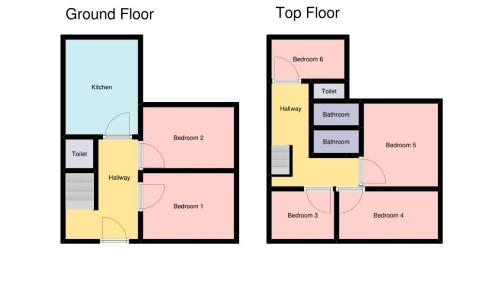 Floorplans For St Judes Road, Plymouth