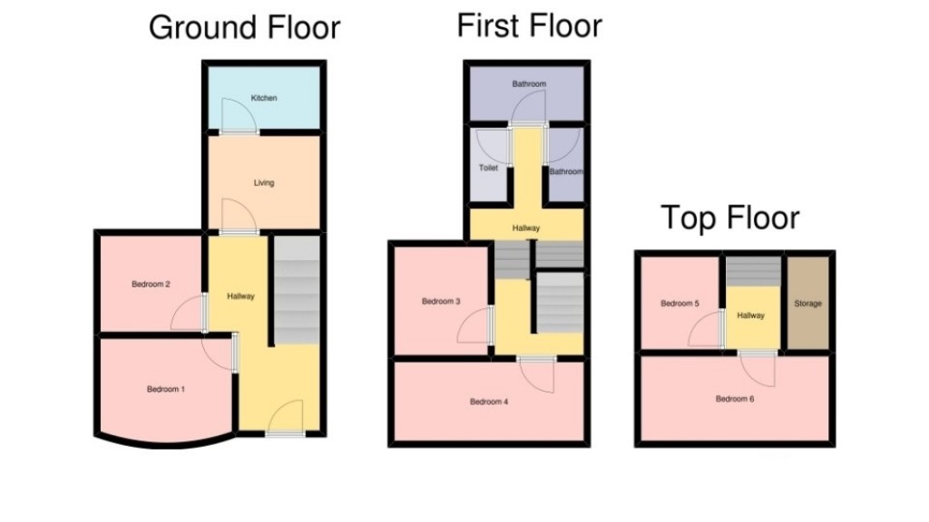 Floorplans For Bedford Park, Plymouth