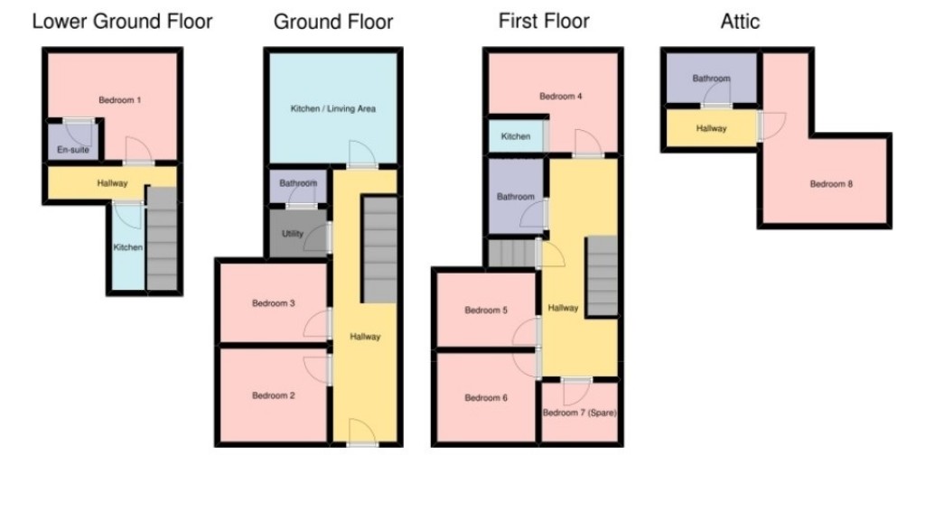 Floorplans For Apsley Road, Plymouth