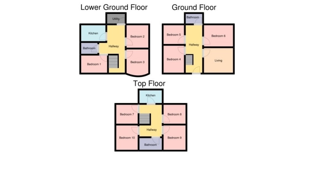 Floorplans For Houndiscombe Road, Plymouth