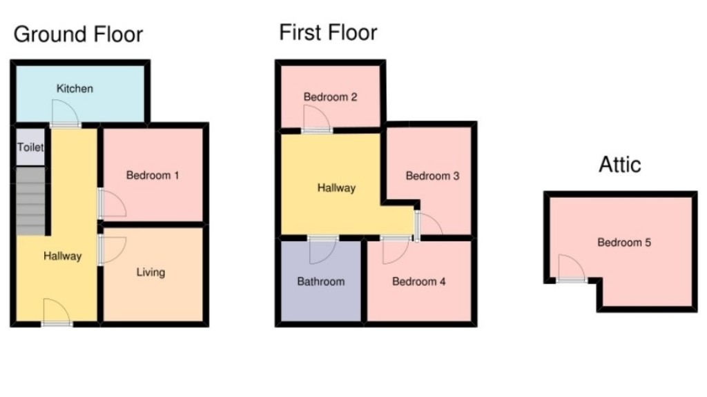 Floorplans For Glen Park Avenue, Plymouth