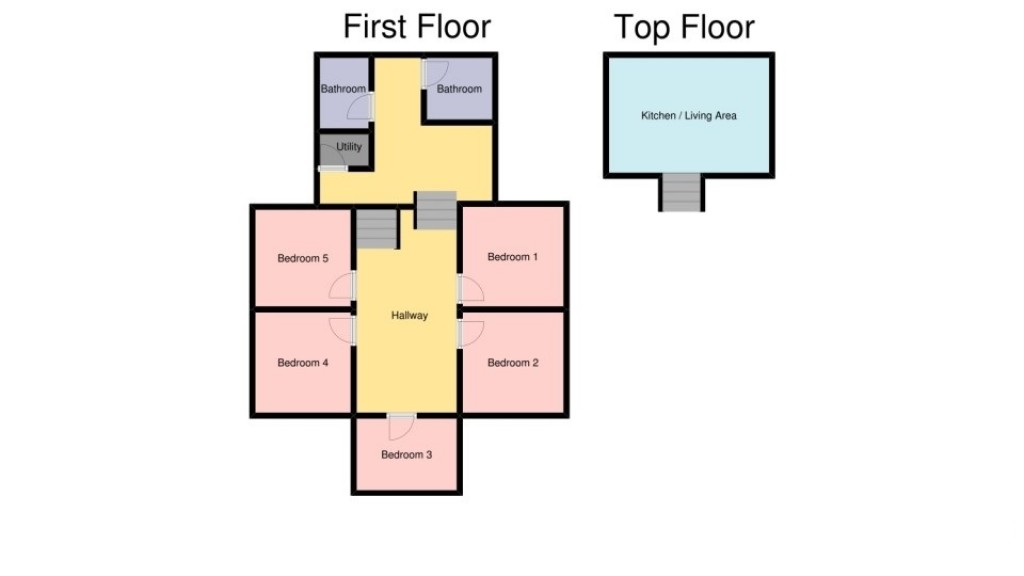 Floorplans For Sutherland Road, Plymouth