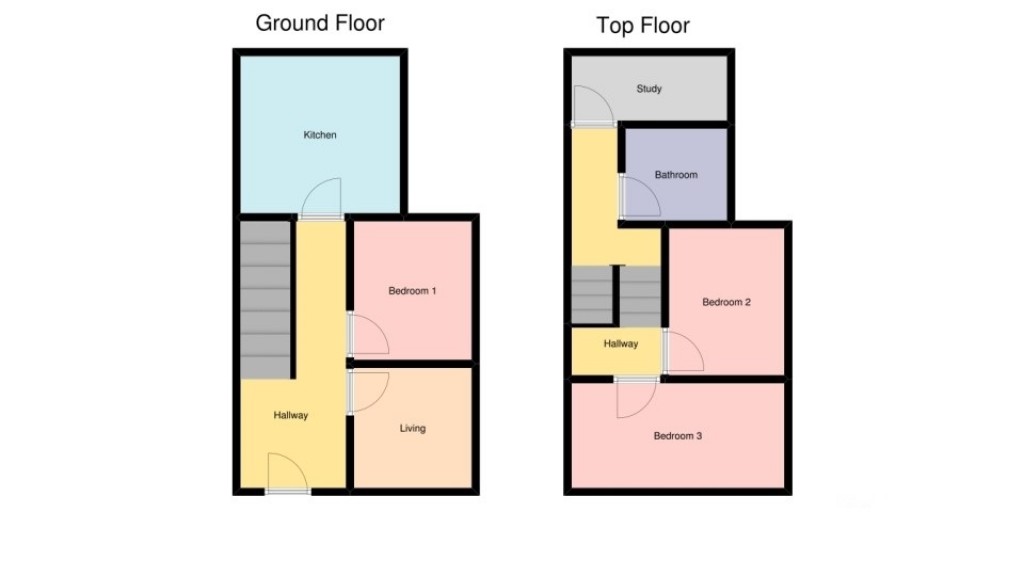 Floorplans For Turret Grove, Plymouth