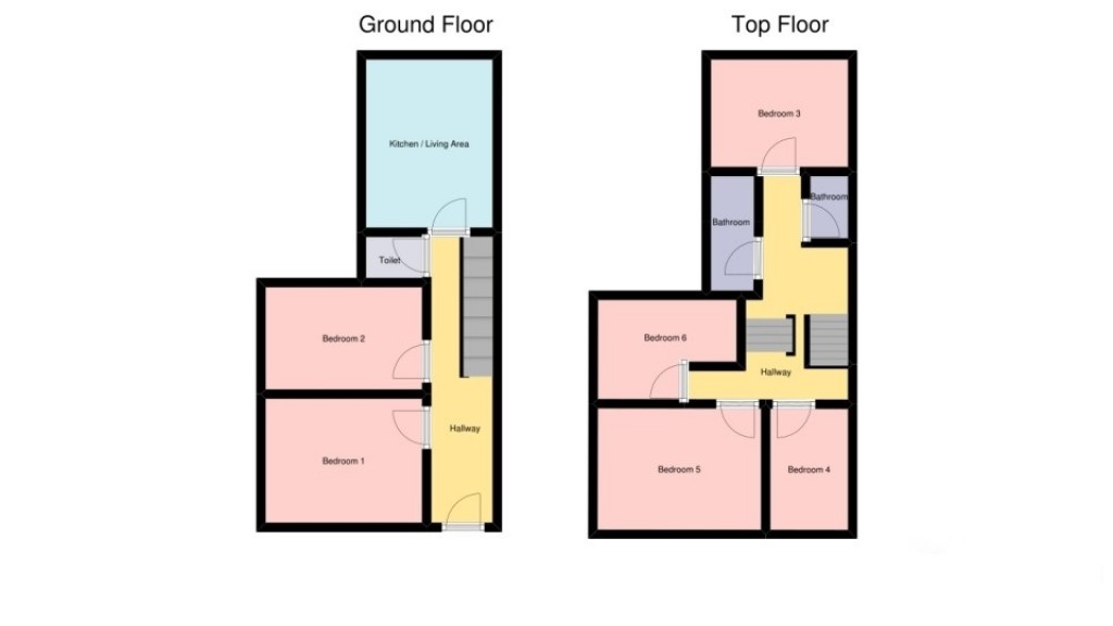 Floorplans For Baring Street, Plymouth