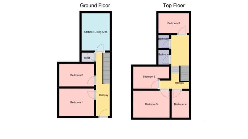 Floorplans For Mildmay Street, Plymouth