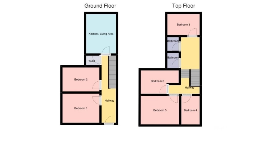 Floorplans For Mildmay Street, Plymouth