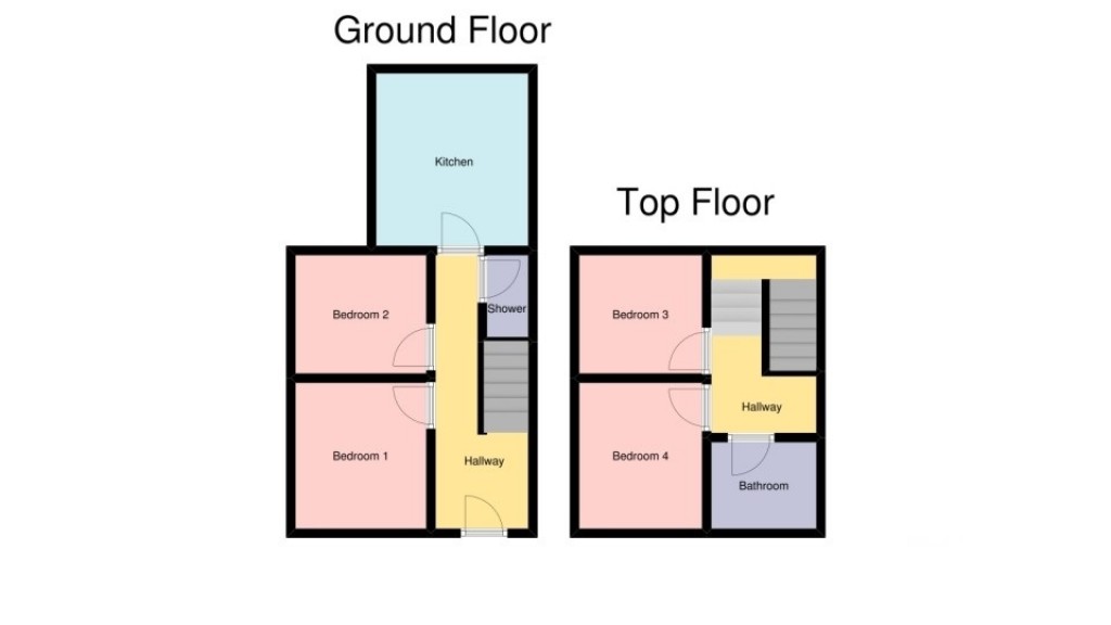 Floorplans For Bayswater Road, Plymouth