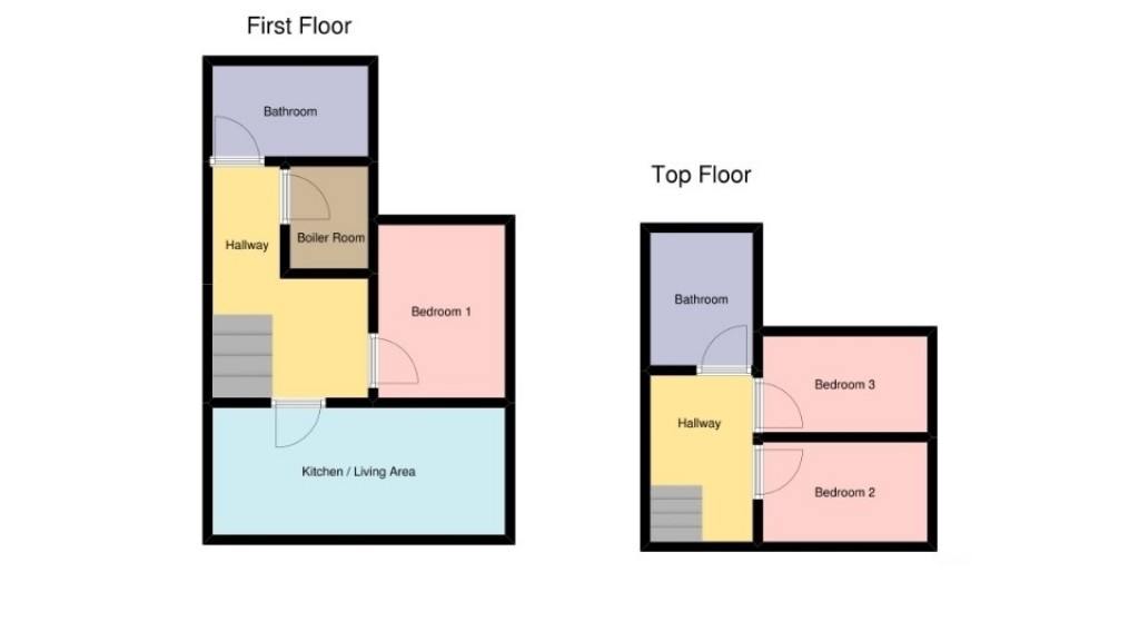 Floorplans For Channel View Terrace, Plymouth